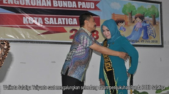 Ny Titik Kirnaningsih Yuliyanto Dikukuhkan Menjadi Bunda PAUD Salatiga