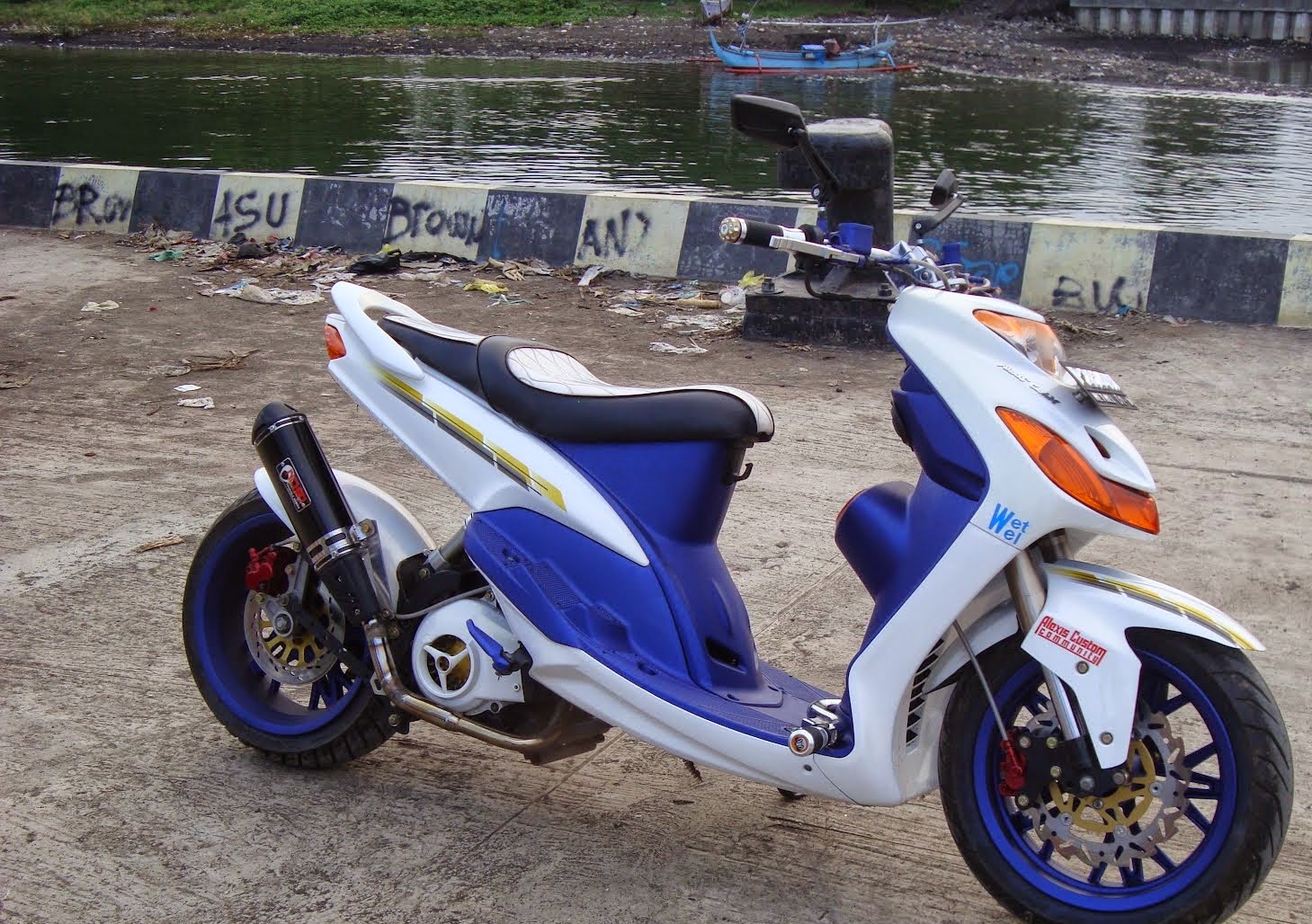 Modifikasi Mio Smile Modifikasi Motor Kawasaki Honda Yamaha