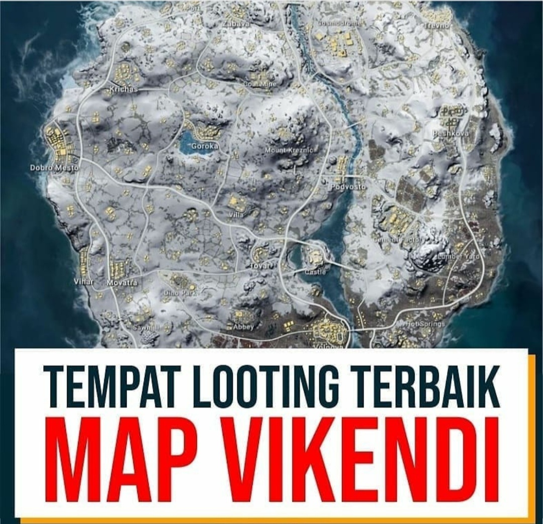 Tempat Lootingan terbaik Map  vikendi  Dunia Games Analog