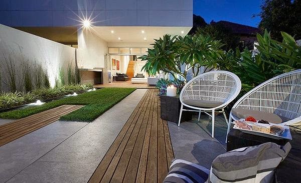 Gambar Taman Belakang Rumah Dengan Desain Modern - Desain Denah Rumah 