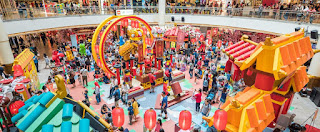 Mid Valley Megamall Chinese New Year 2020 Decoration with LEGO Theme