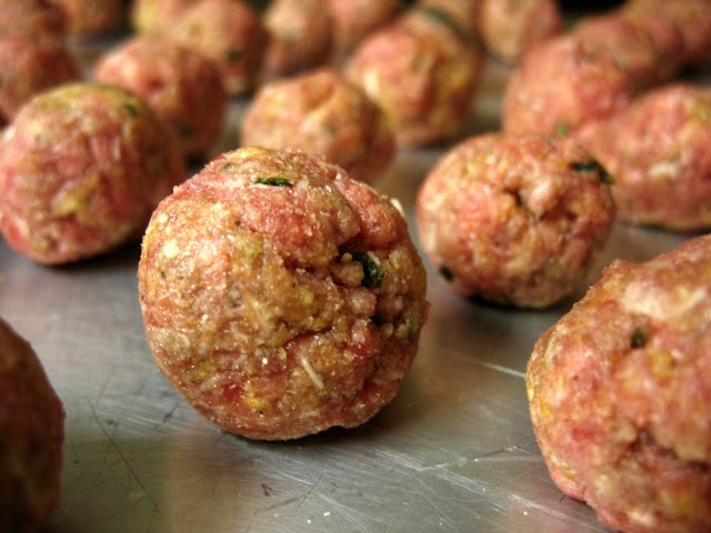 Calabrian meatballs