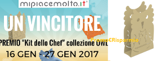 Logo Vinci gratis il ''Kit dello Chef'' collezione OWL