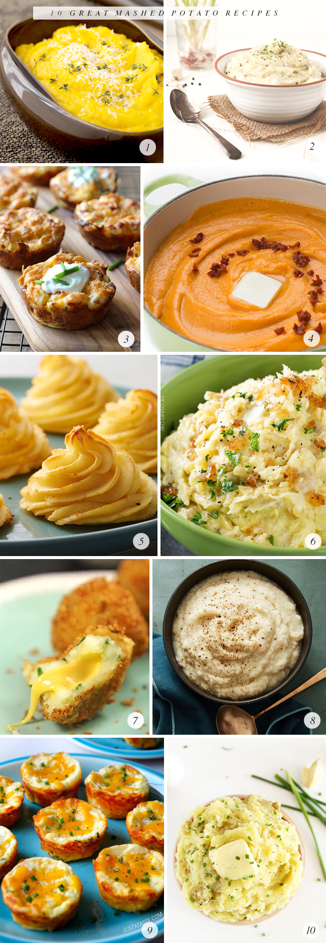 10 Great Mashed Potato Recipes