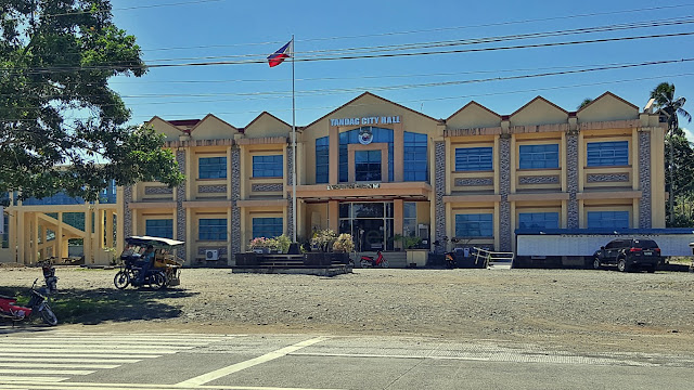 the new Tandag City Hall across the airport