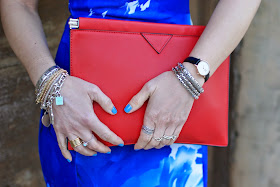 Zara red clutch, Daniel Wellington classy sheffield watch, Fashion and Cookies, fashion blogger