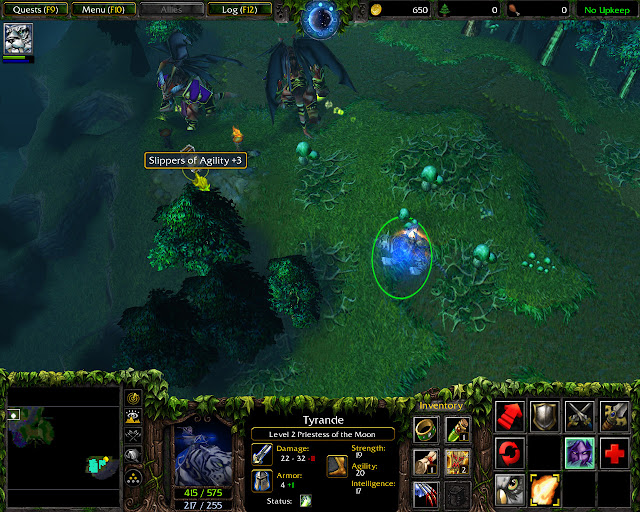 Daughters of the Moon Mission 29 | Slippers of Agility Screenshot | Warcraft 3: Reign of Chaos