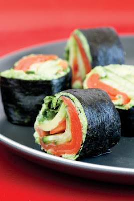 Sushi Salmon Avocado | Low Carb | High-Protein | Photo Leo Gong