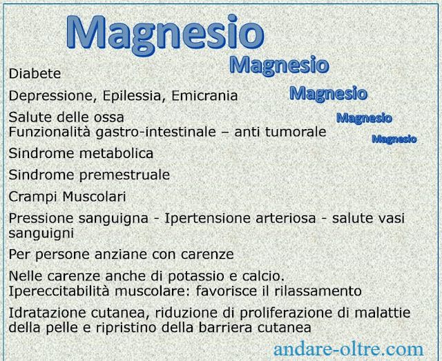 Alla scoperta del Magnesio elemento essenziale