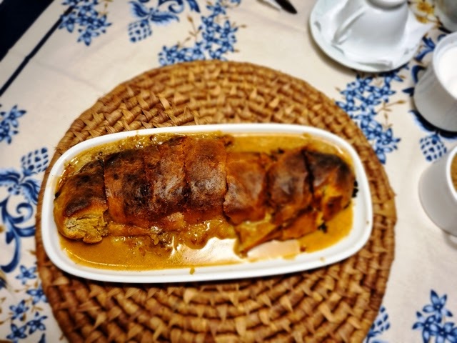 Apfestrudel da Pousada Edelweiss em Pomerode, Santa Catarina