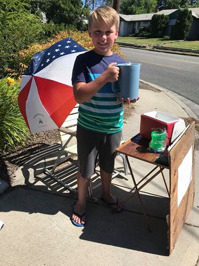 Boy’s Lemonade Stand Raises Over $1,500 To Adopt A Pup