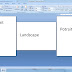 Cara Membuat Halaman Potrait dan Ladscape Dalam Satu Dokumen