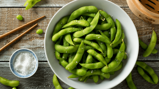 camilan sehat edamame