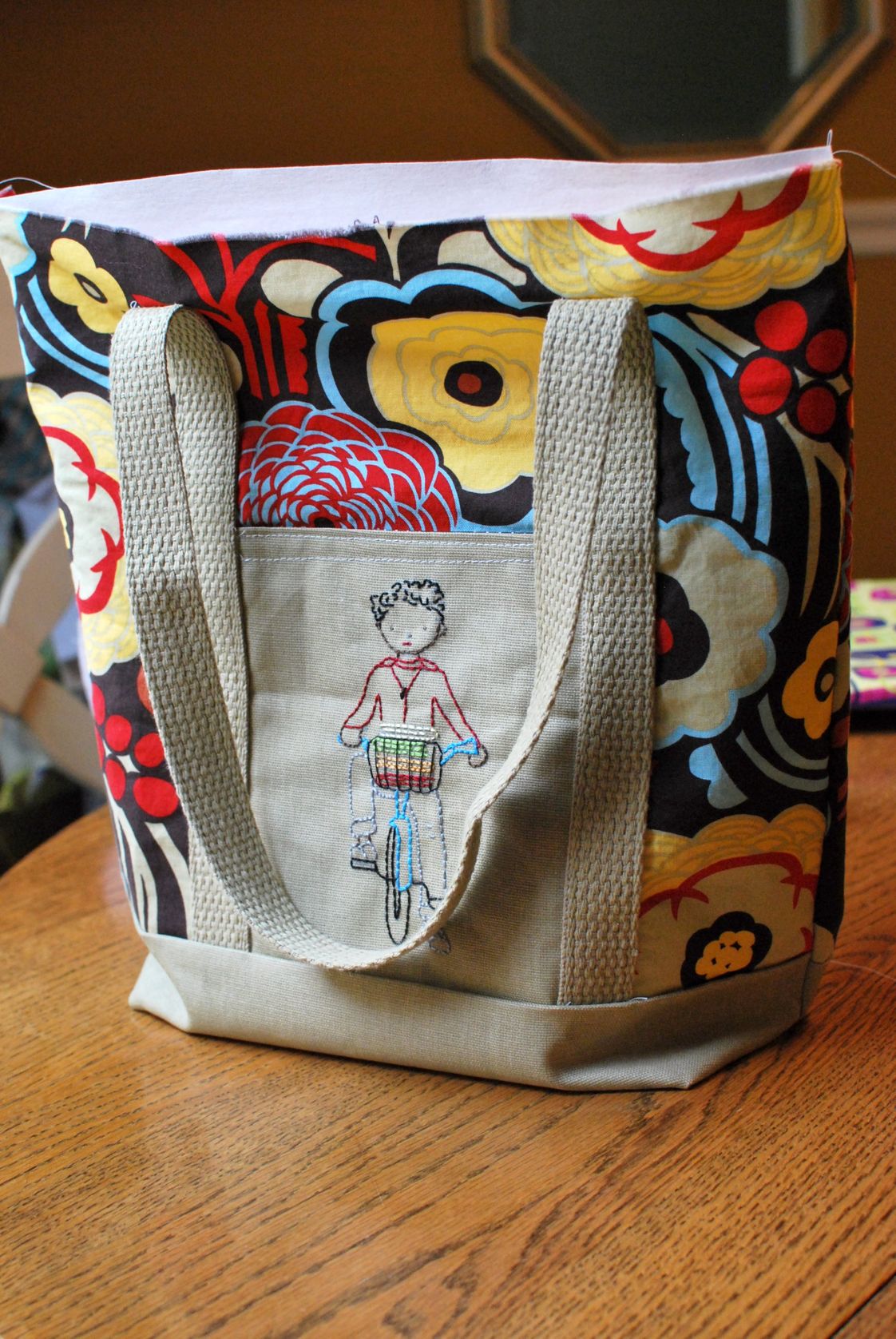 Easy Teacher Tote Tutorial