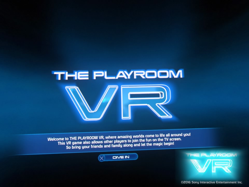 Chcse S Blog The Playroom Vr Ps4 Psvr