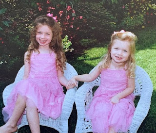 Childhood picture of Charli Elise with her sibling sister
