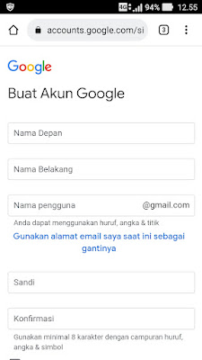 Cara Membuat Email Baru