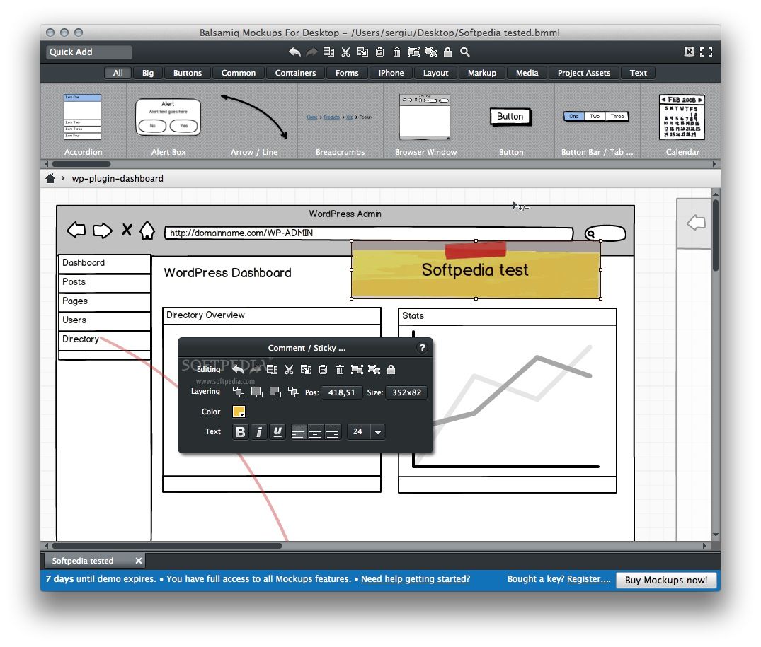 Download Balsamiq Mockups v2.2.3 for Desktop with Crack and serial ...