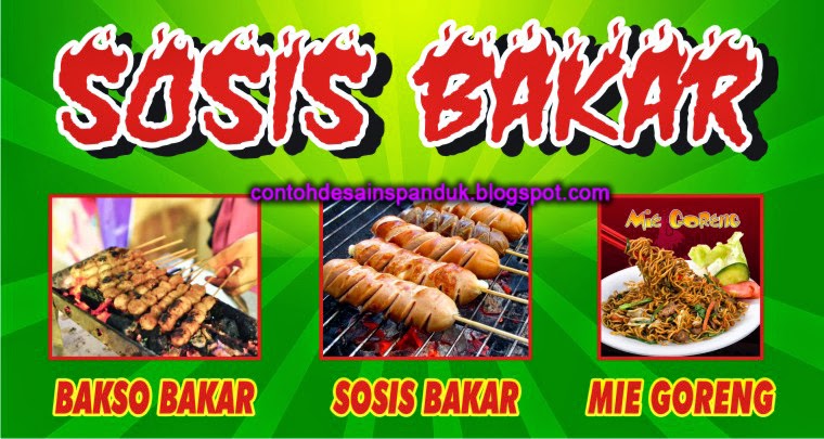 Contoh Banner Sosis Bakar - Gontoh