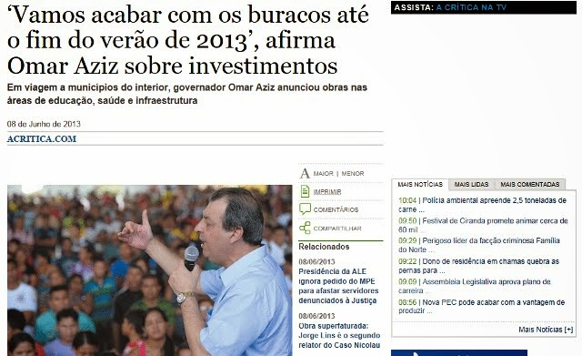 #Tabatinga-AM - "Tenha piedade dos nossos ribeirinhos", diz leitora de "A Crítica"