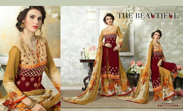 Buy Online Party Wear Palazzo Salwar Suit at Wholesale Price