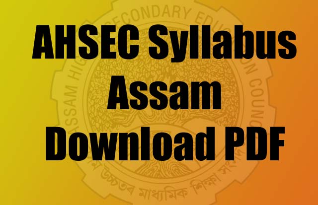 ahsec syllabus for hs 2nd year 2020 science Download
