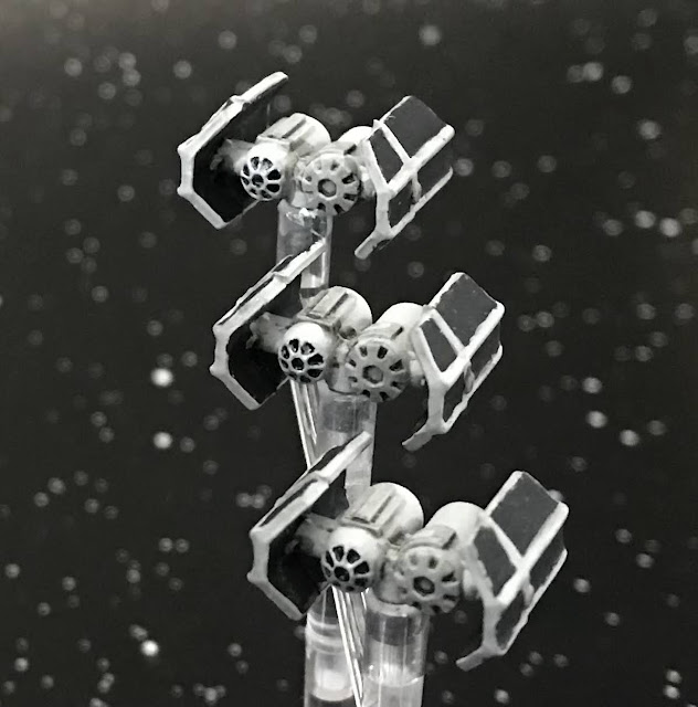 Star Wars Armada Painted Tie Fighters