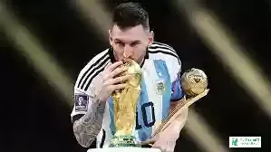 Messi Pic With World Cup - Messi Pic 2023 - Messi Pic Argentina - Messi Pic Inter Miami - Messi pic - NeotericIT.com - Image no 1