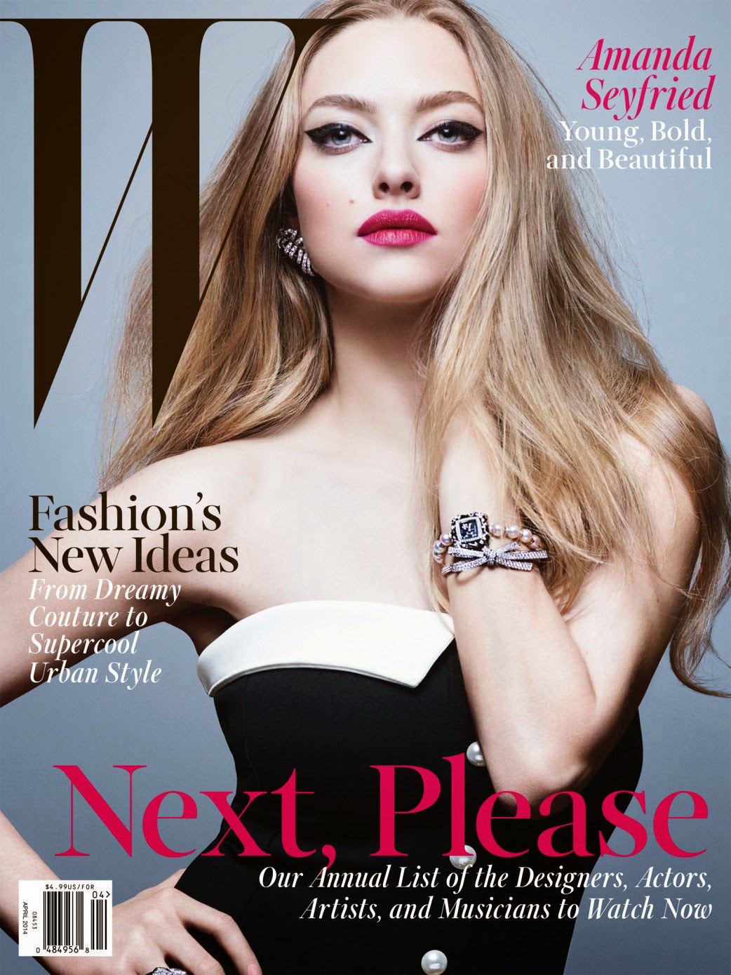 Amanda Seyfried Covers W Magazine, April 2014