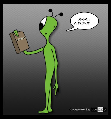 biblia komiks kosmita ufo obcy blog
