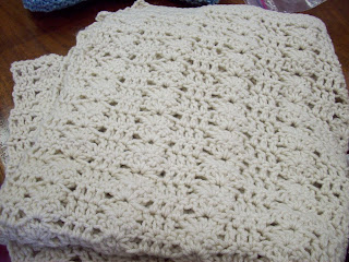 Crocheted shawl by Elizabeth