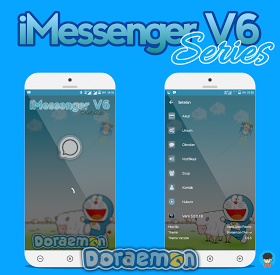 BBM MOD iMessenger V6 Series Doraemon BBM Base 3.0.1.25