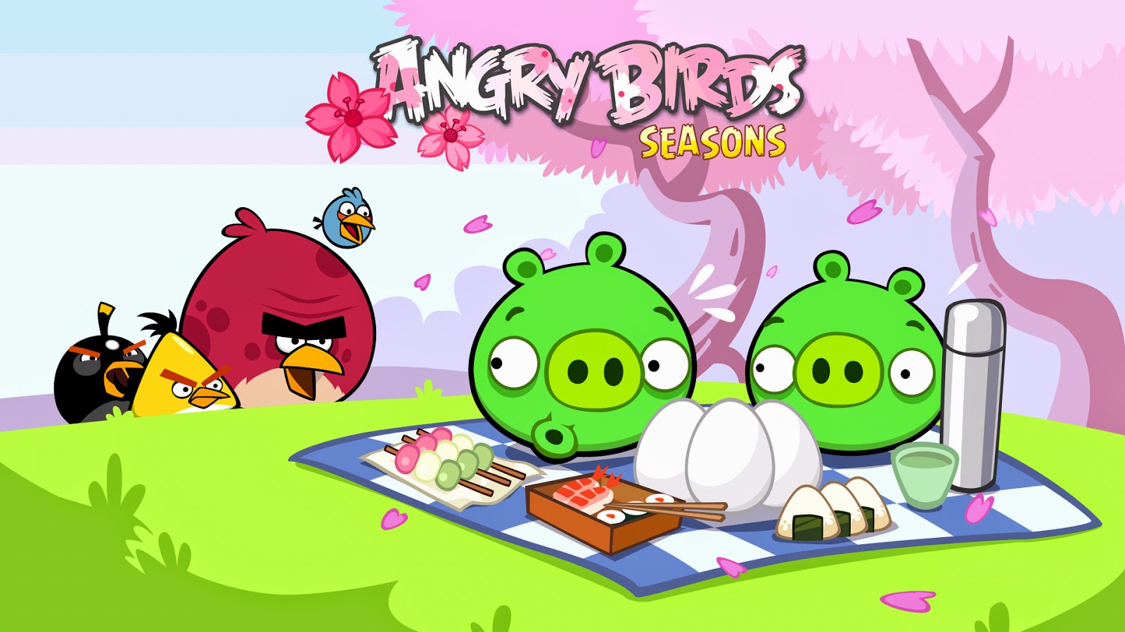 10 WALLPAPER ANGRY BIRDS HD KEREN Gambar Kartun Lucu Dan