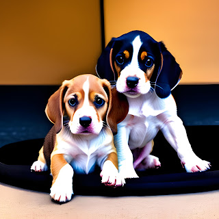 The history and origin of the Beagle originates in England. The Beagle is a scent hound that was bred for hunting rabbits and quails.