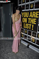 Hot Mandira Bedi in Pink Saree at the launch of 212 VIP perfume