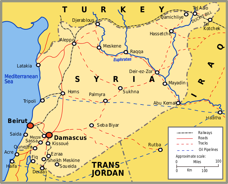 Resultado de imagem para mapa antigo da siria 