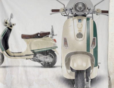 Fred Perry Vespa scooter