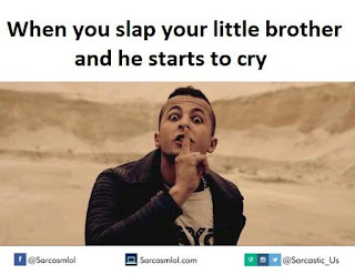 when you hit your sibling
