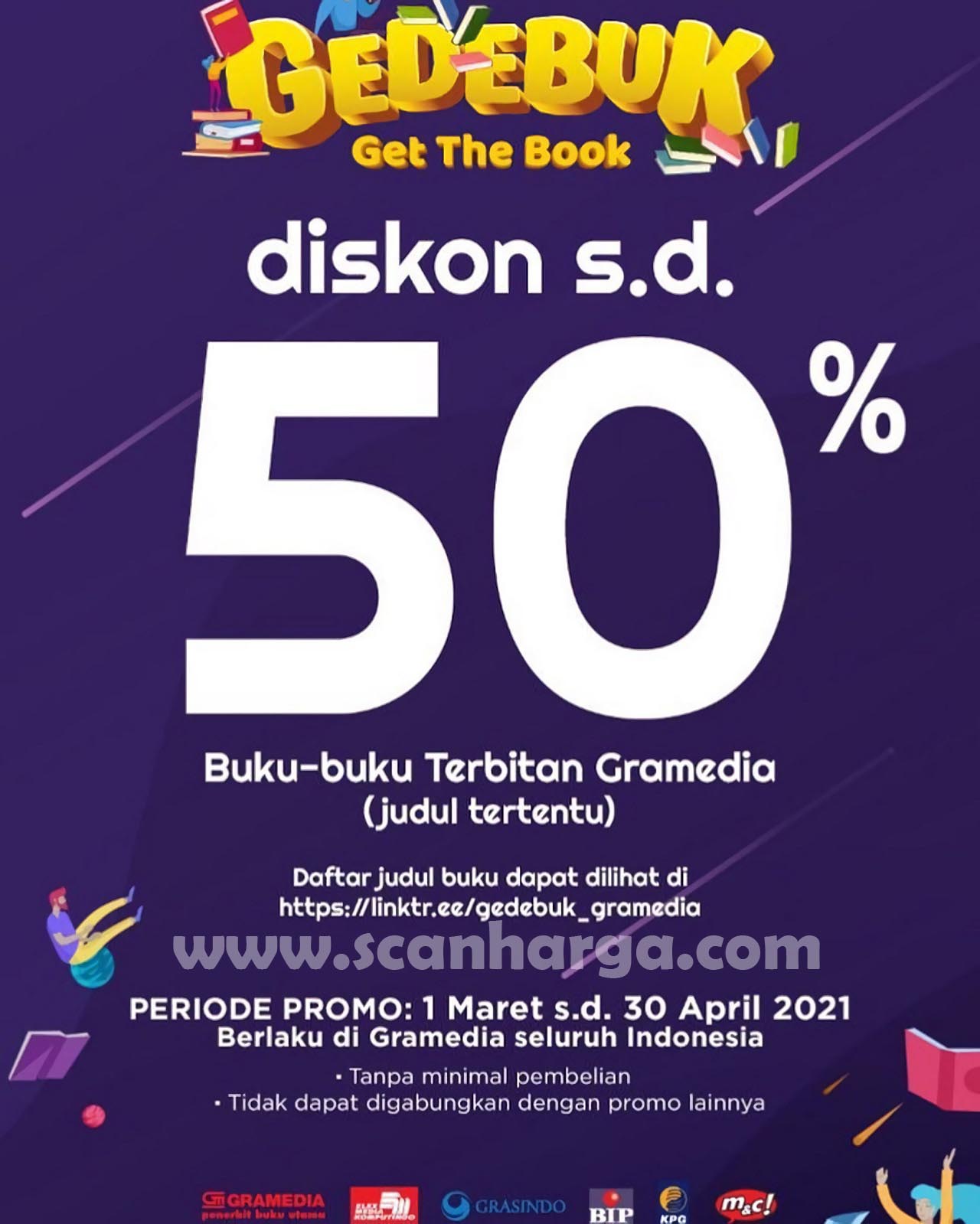 GRAMEDIA Promo GEDEBUK Terbaru! DISKON hingga 50%