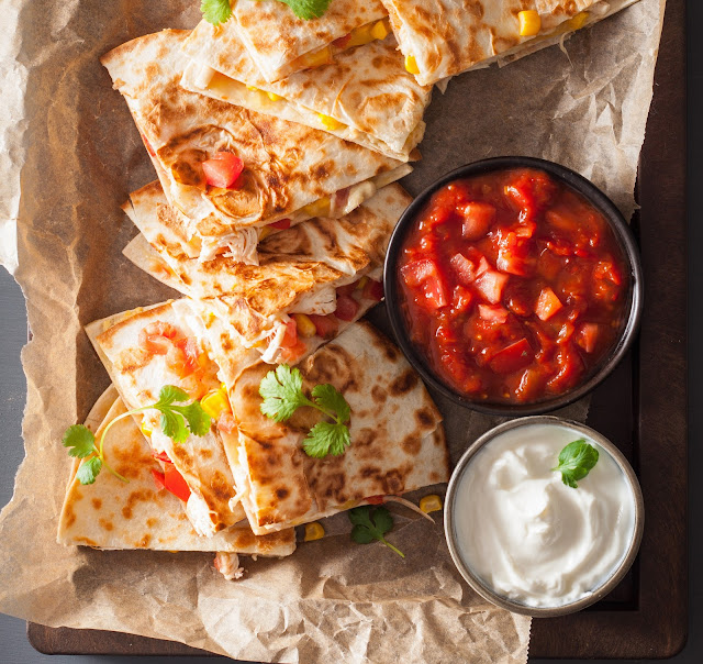 Easy Chicken Quesadillas