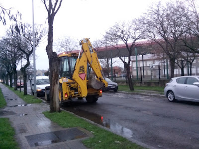 Arrancan las obras del barrio de Compostilla, en Ponferrada, León, tras el compromiso del PP con Ciudadanos.