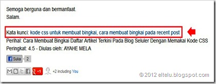 Keyword Dengan Internal Links