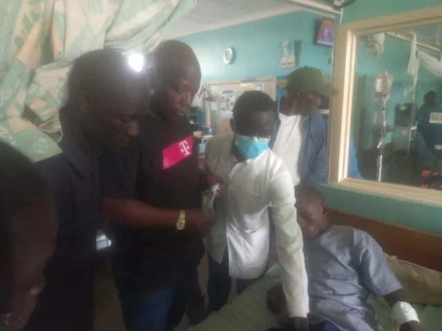 7 admitted to Kisumu hospitals with gunshot, arrow wounds One of the victims admitted to the hospital had an arrow stuck in his mouth.
