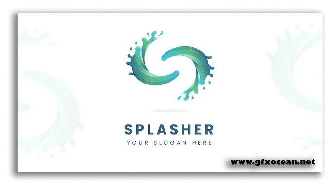  Letter S Colorful Splash Water Logo Template