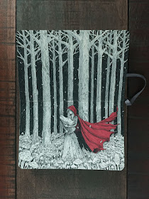 08-Little-Red-Riding-Hood-Fantasy-Drawings-Kerby-Rosanes-www-designstack-co