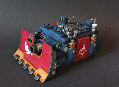 Vindicator, Predator and Rhino for The Scourged Chaos Space Marine warband for Warhammer 40k