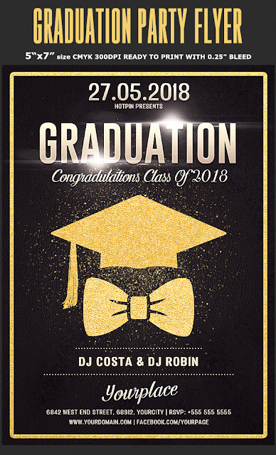  Graduation Party Flyer Template