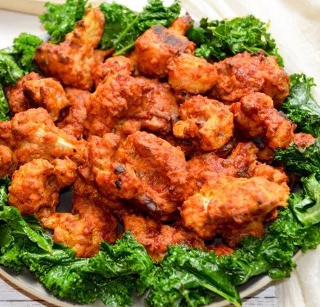 CRISPY CAULIFLOWER HOT WINGS – VEGAN AND GLUTEN FREE #veggies #healthy