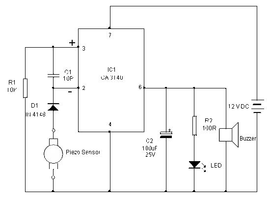 Circuit Project: PC Heat Monitor Circuit