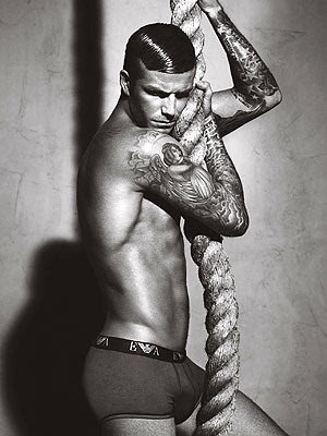 david beckham armani underwear photos. David Beckham will be